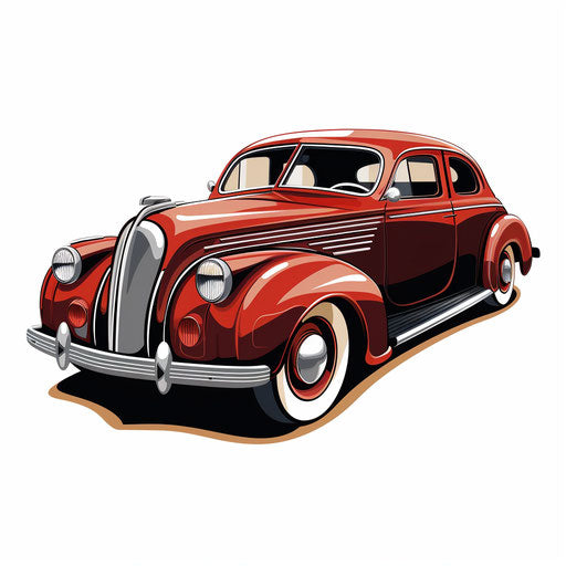 Car clipart png in the style of Chiaroscuro Art, on white background