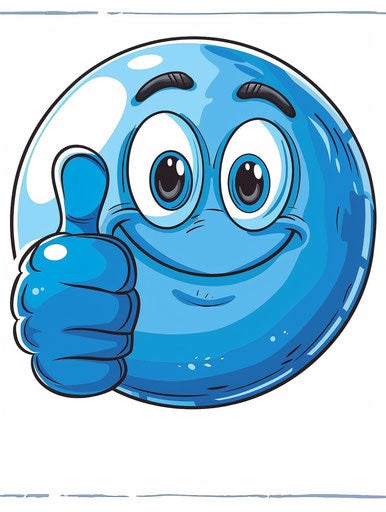 Custom Blue Emoji Designs for Brand Personalization