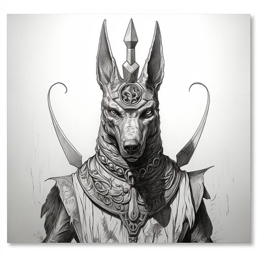 The Egyptian king: the pharaoh's dog