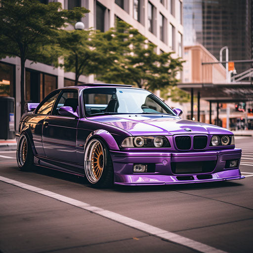 BMW M3 classic Bright purple