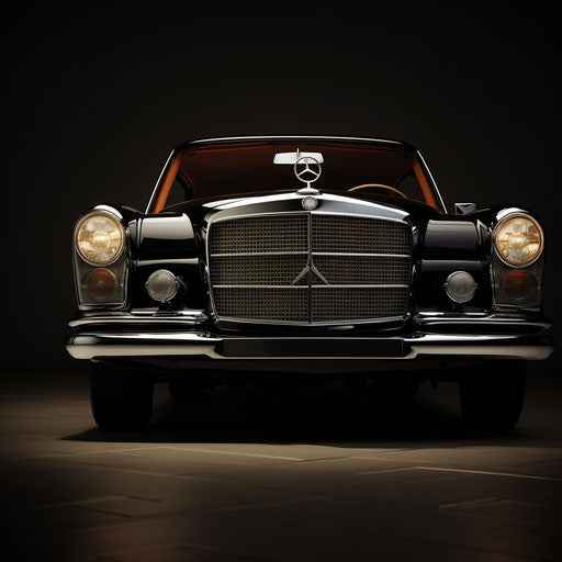 Classic luxury variant of Mercedes Benz with high-end finishes