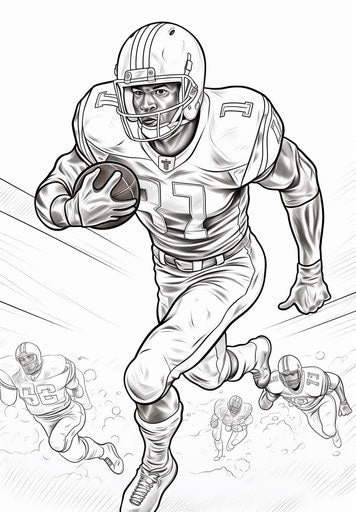 American football star, passage style, 23:33