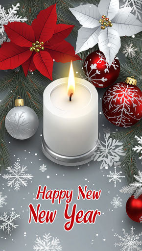 Festive Image Happy New Year Greeting Designs