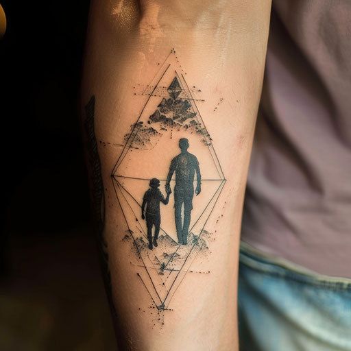 Geometric bond between father and son