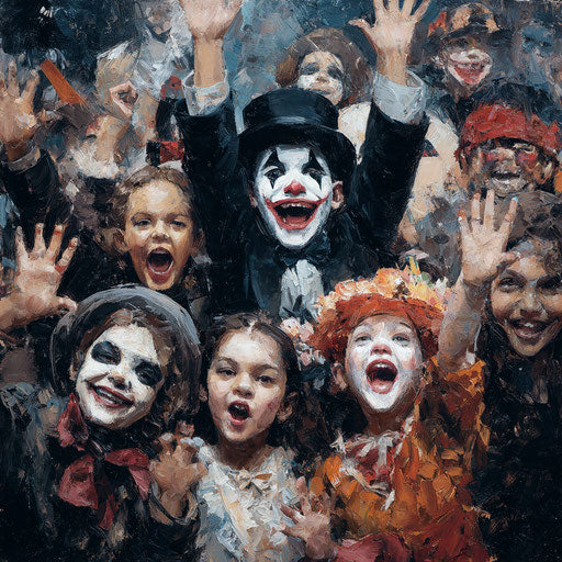 Joyful Halloween Celebration with Playful Costumes