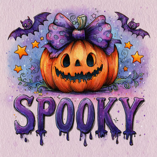 A Vibrant and Playful Halloween Illustration