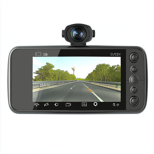 Realistic clipart of a car dashboard camera