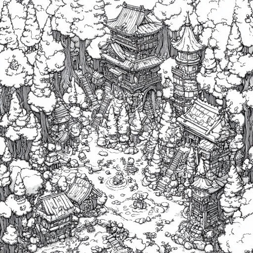 Forest Coloring Page Coloring Fun for Camps and Daycares