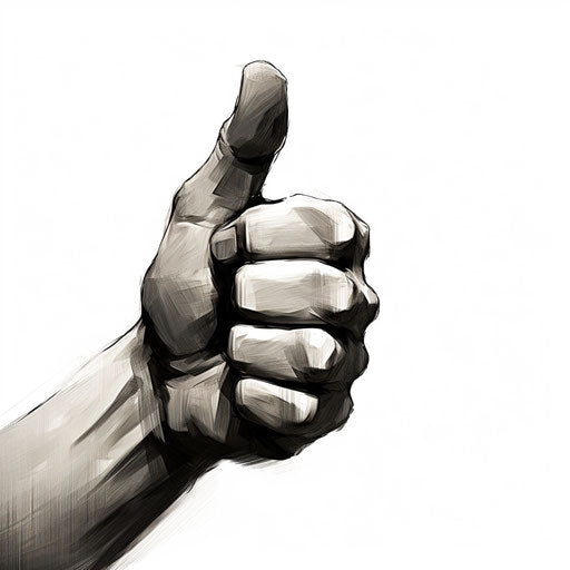 Miniature illustration in the style of Chiaroscuro Art, on white background