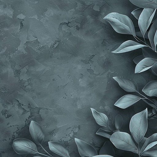 Realistic corner clipart on flat slate grey background