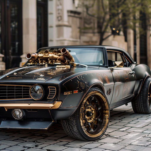 Steampunk-inspired Chevrolet Camaro Classic Car