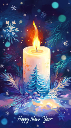 Elegant Happy New Year 2025 Images NYE Illustrations