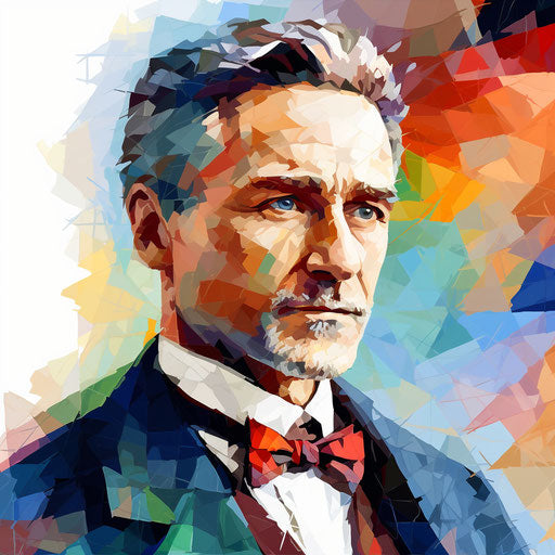 Main clipart in the style of Impressionistic Art