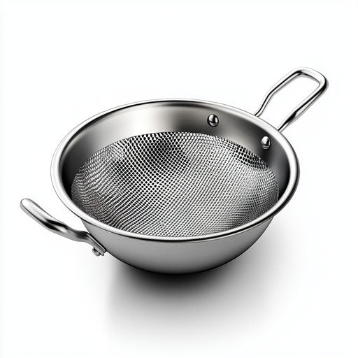 Realistic illustration of a strainer, high resolution, isolated