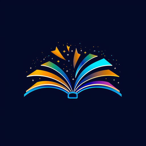 Knowledge and information - Open book logo