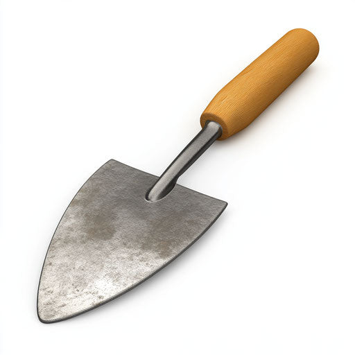 Realistic illustration of a cement trowel, high resolution