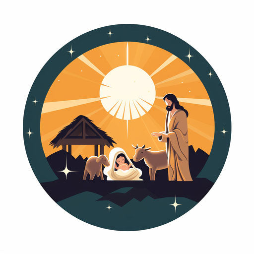 Minimalist food illustration on a white background