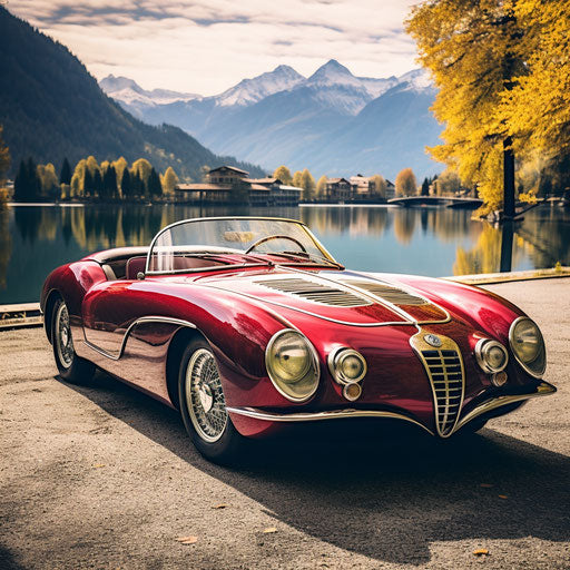 Optical tuning of classic 2 seater car