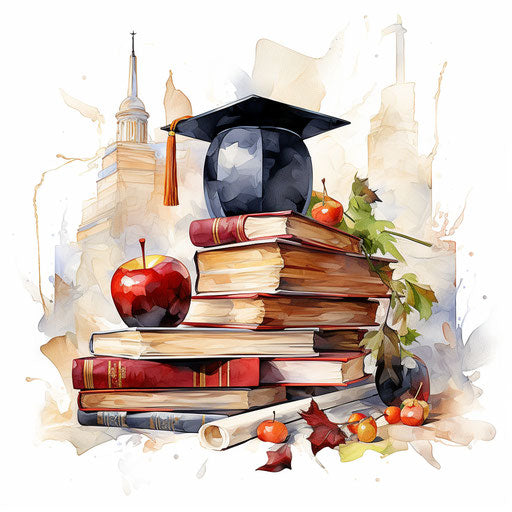 Educational illustration in the style of Oil painting