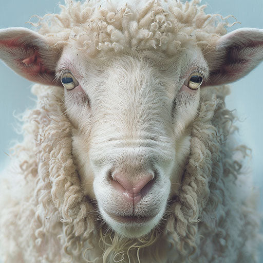 Close-up portrait of farm animals, Tim Flach style