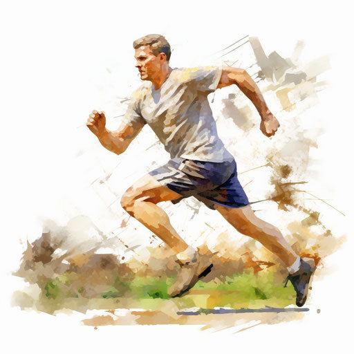 Exercise illustration in the style of Oil painting