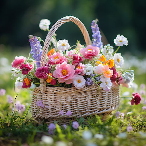Flower basket in the fujifilm natura 1600 style