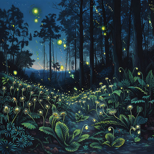 Twilight Glow in the Enchanted Forest