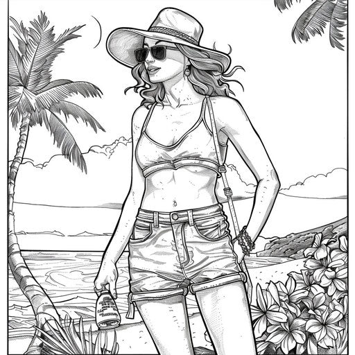 Summer outfit for a day at the beach