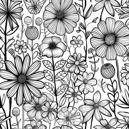 Whimsical garden with botanical researchers, Mindy Sommers style