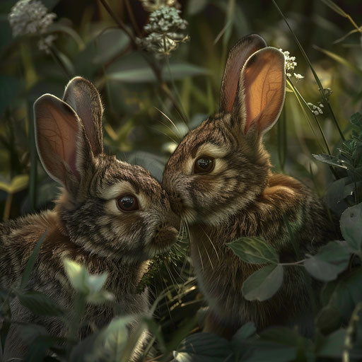 Tender care in a secluded thicket