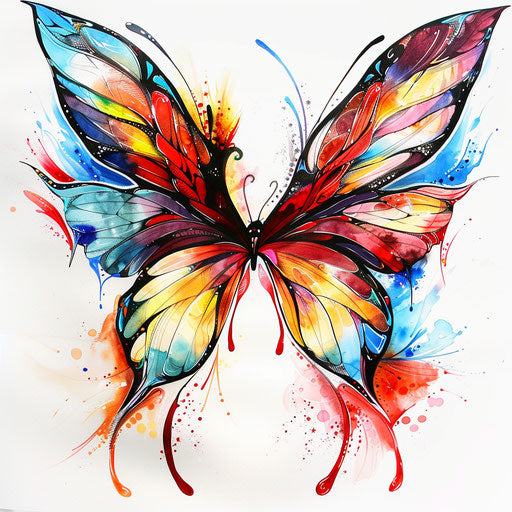 Wings Tattoo Blueprint Set