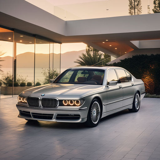 Classic aerodynamic enhancements of BMW 7 series