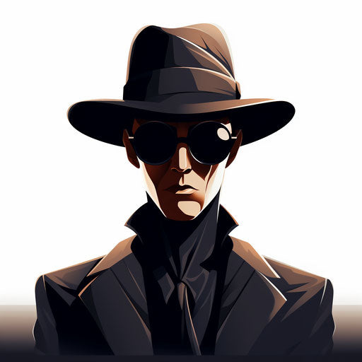 Monday illustration in the style of Chiaroscuro Art, on white background