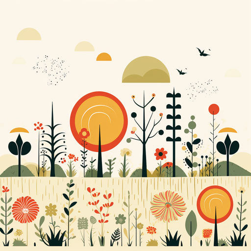 Minimalist style garden background image