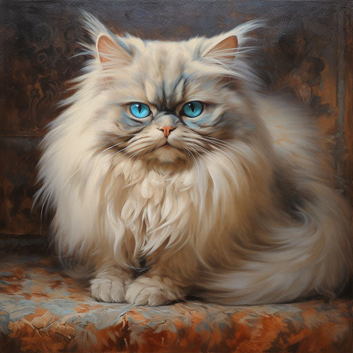 Himalayan Cat Oil Painting
