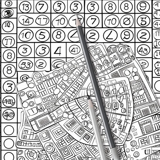 Bingo card filled with numbers and markers