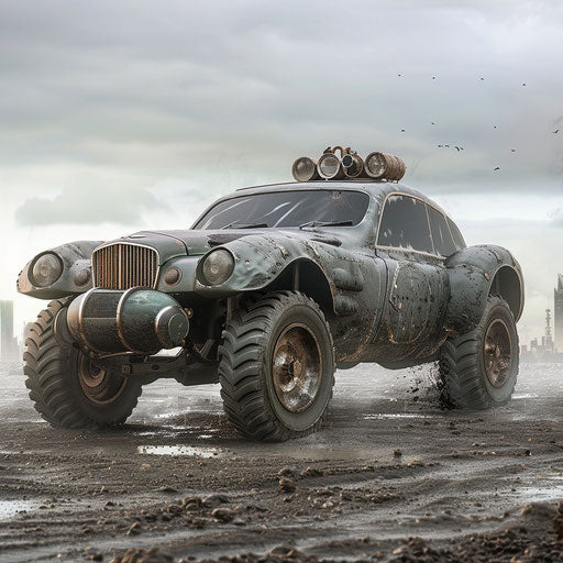 Post-apocalyptic Bentley R Type Continental