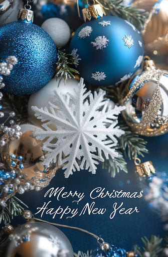 Flexible Merry Christmas And Happy New Year Caricature Clipart for Multimedia Use