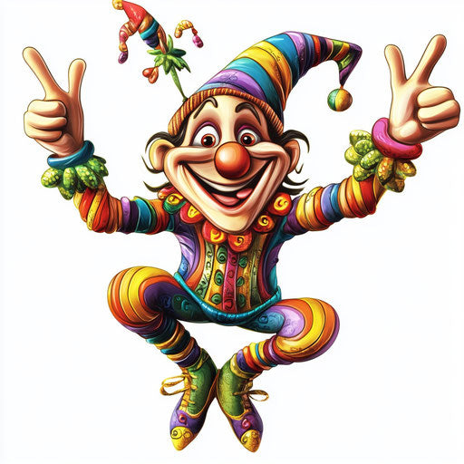 Customizable Ornament Caricature Clipart for Unique Creations