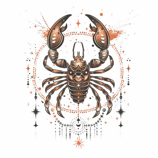 Bohemian tattoo sketch in clipart style