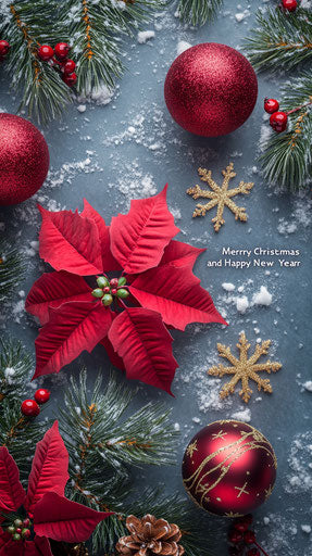 Innovative Merry Christmas And Happy New Year Caricature Clipart for Event Decorations