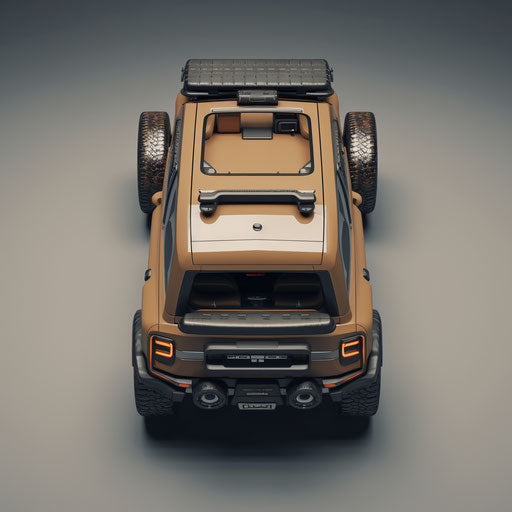 Top view of the classic Ford Bronco Sport