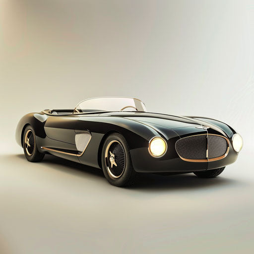1954 Bentley R Type Continental modified as electric roadster