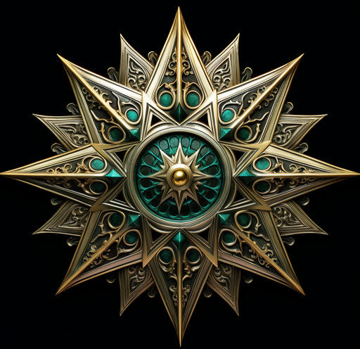 Star with intricate designs in hip hop influenced style