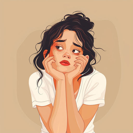 Bored clipart in photo realistic style with a flat random background, vintage filter and delicate lines