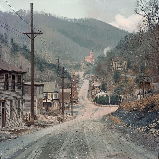 20th century mining town between two smoky mountains