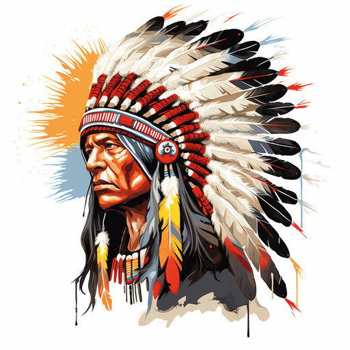 Indian headdress of a chief