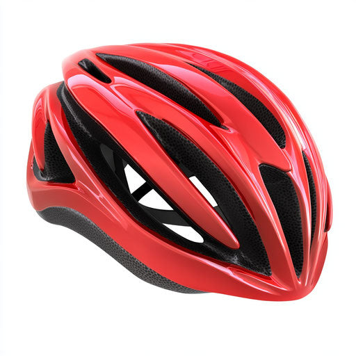Realistic clipart of a bicycle helmet, high resolution, isolated
