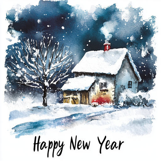 Elegant Happy New Year 2025 Images NYE Illustrations