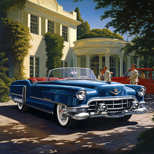 Luxury car from the 1950s